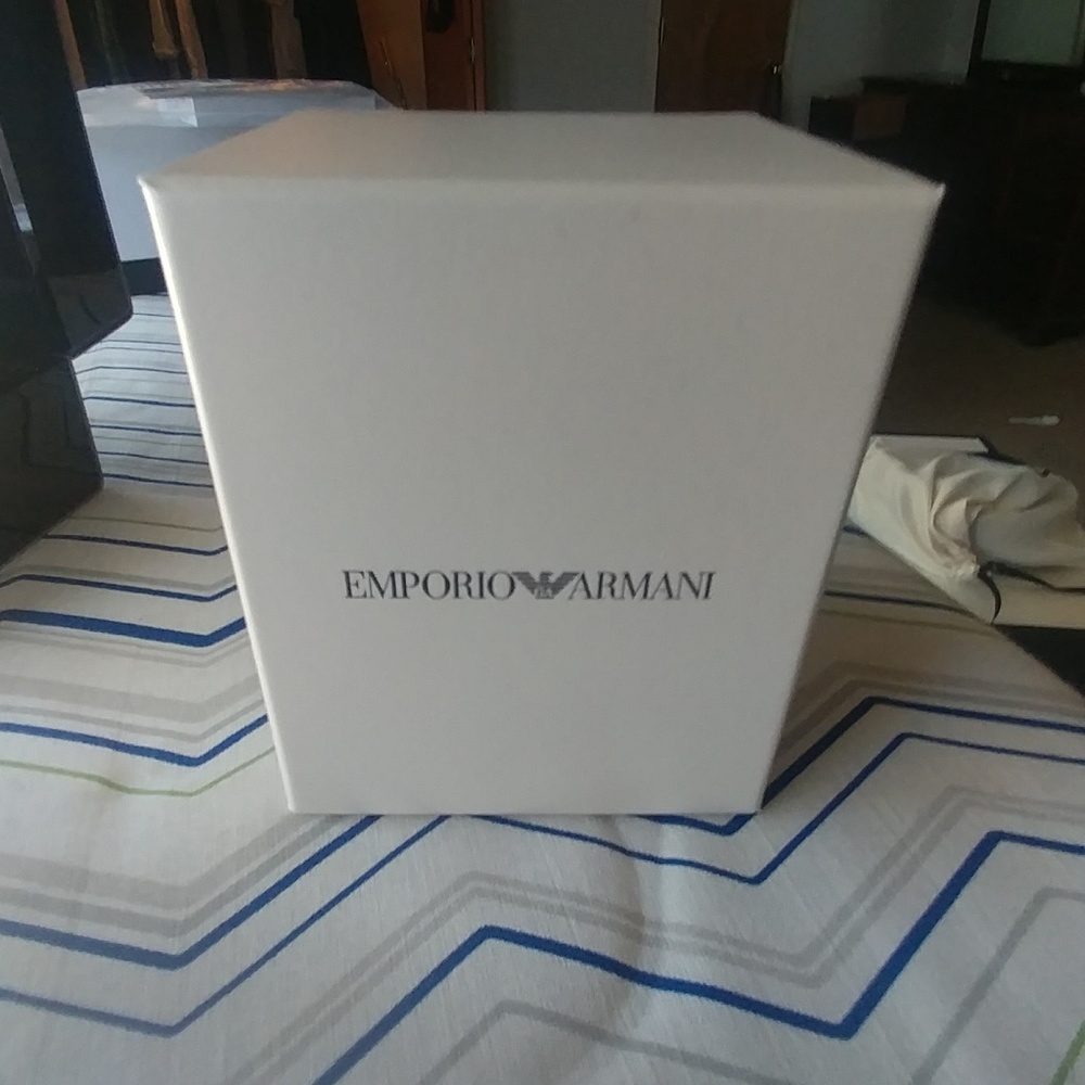 Emporio Armani mens watch white
